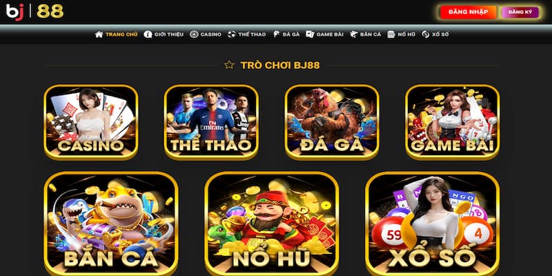 Khám phá thế giới game sang chảnh tại BJ88