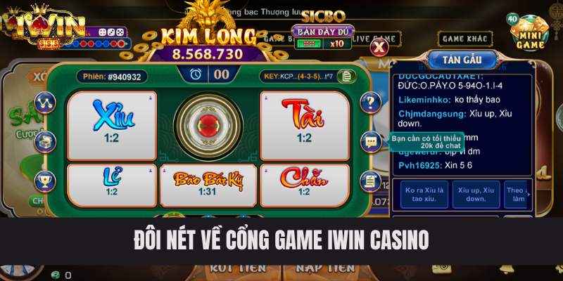 Đôi nét về cổng game IWIN Casino