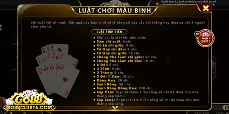 Các mẹo chơi mậu binh Go88 chiến thắng lớn